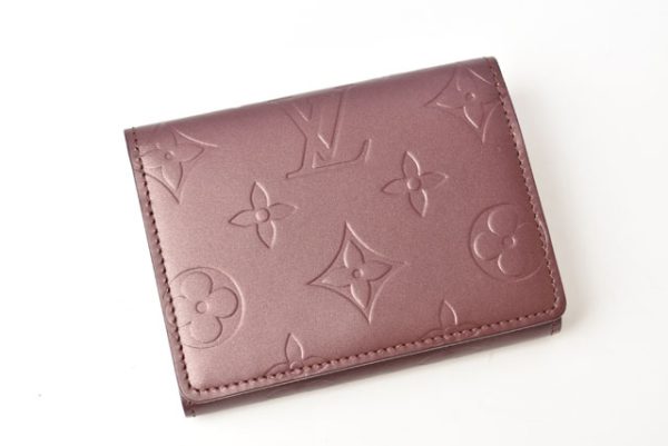 2405b18 lv 3 Louis Vuitton Mini Wallet Ludlow Monogram Matte Violet