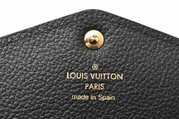 2405b20 lv 6 Louis Vuitton Portefeuille Sarah Monogram Empreinte Noir Black