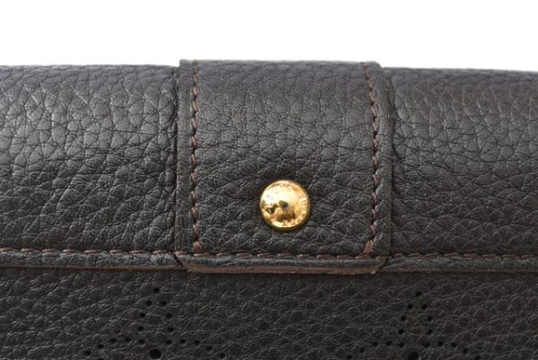 2405c2 lv 4 Louis Vuitton Long Wallet Portefeuille Iris Mahina Noir