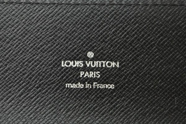 240628c11 lv 11 Louis Vuitton Accordeon Wallet Chain Taiga Ardoise