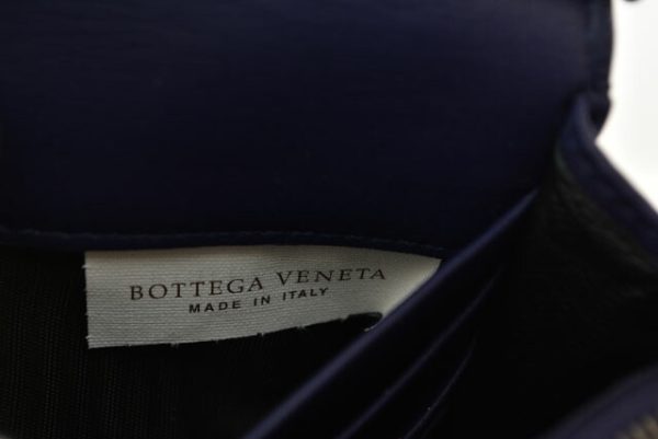 240628c12 bv 11 Bottega Veneta Wallet Intrecciato Blue