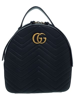 2424148600010 Gucci Gg Crystal Sherry Line Handbag Black