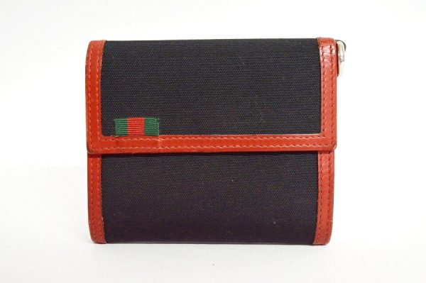 256447 Gucci Sherry Line Wallet Brown