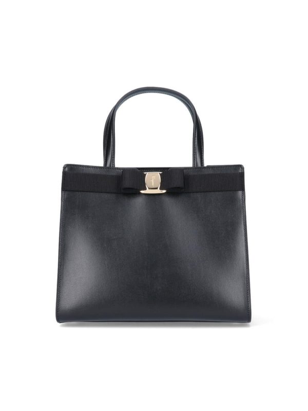 2bc5db7398cadd1 ia 1 Ferragamo Tote Bag Black Nero