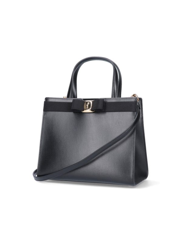 2bc5db7398cadd1 ia 2 Ferragamo Tote Bag Black Nero