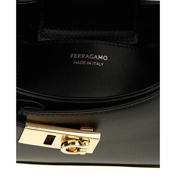 2f8477683c19728 ju 4 Salvatore Ferragamo Spring Summer Handbag Black Nero