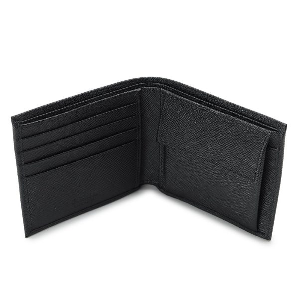 2mo738 saftr nero 3 Prada Wallet Saffiano Black Nero