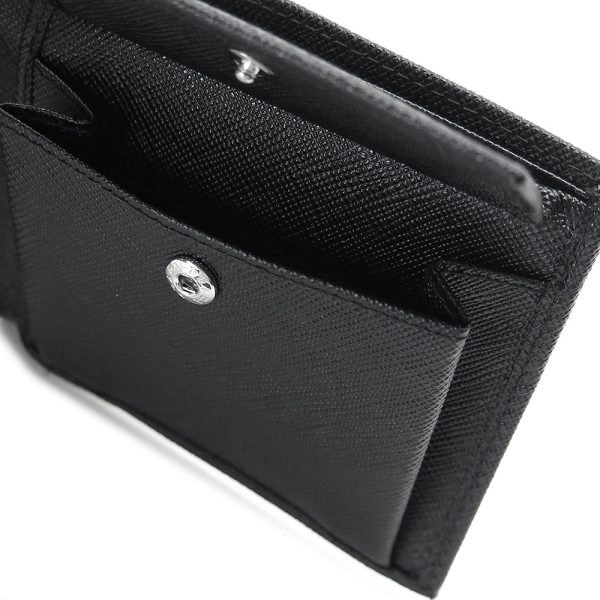 2mo738 saftr nero 5 Prada Wallet Saffiano Black Nero