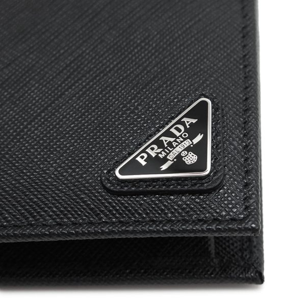 2mo738 saftr nero 6 Prada Wallet Saffiano Black Nero