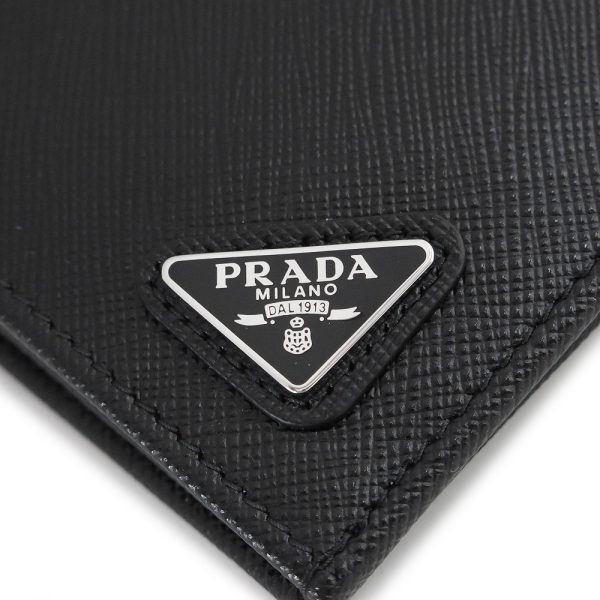 2mv836 saftr nero 5 Prada Long Wallet Saffiano Black Flap Cover