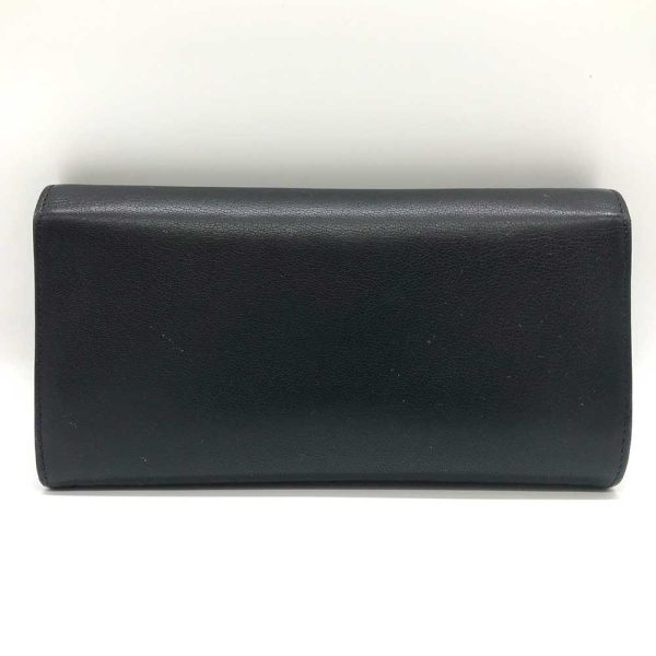 3 cha231026 1u 01 CHANEL Long Wallet BifBlack Leather