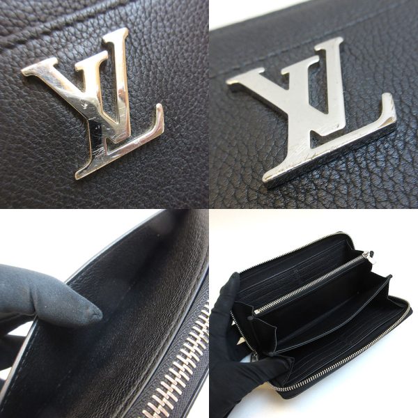 3 lv200807 4u 03 Louis Vuitton Lock Me Zippy Wallet Black Long Wallet M62622