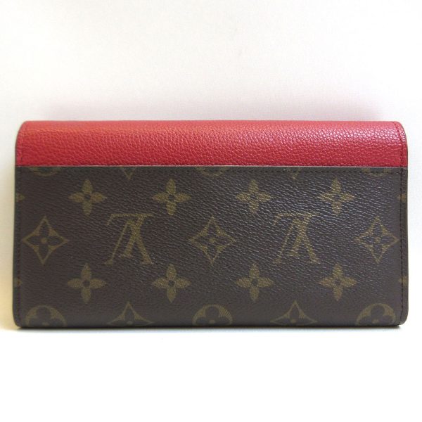 3 lv201120 2ta 01 Louis Vuitton Portefeuil Venus Red Brown Long Wallet BifMonogram M61836