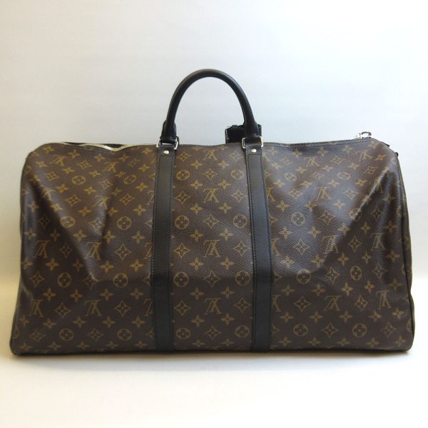 3 lv210108 1u 01 Louis Vuitton Macassar Keepall 55 Bandouliere Shoulder Bag