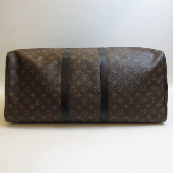 3 lv210108 1u 02 Louis Vuitton Macassar Keepall 55 Bandouliere Shoulder Bag