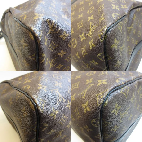 3 lv210108 1u 03 Louis Vuitton Macassar Keepall 55 Bandouliere Shoulder Bag