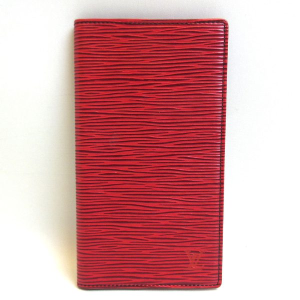 3 lv210121 6u Louis Vuitton Agenda Posh Epi Red Notebook Cover