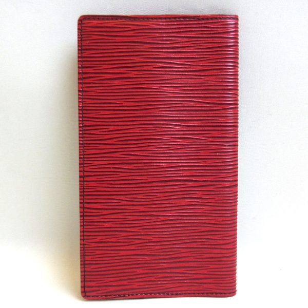 3 lv210121 6u 01 Louis Vuitton Agenda Posh Epi Red Notebook Cover