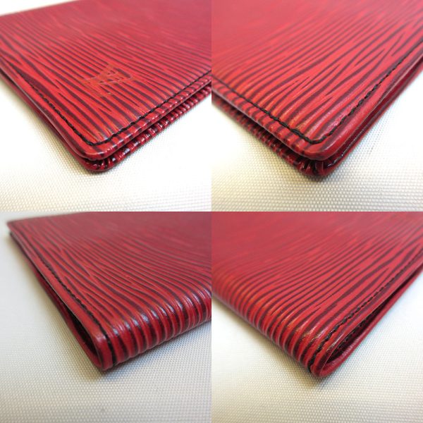 3 lv210121 6u 02 Louis Vuitton Agenda Posh Epi Red Notebook Cover