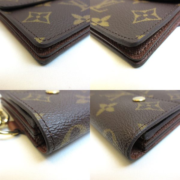 3 lv210122 1u 03 Louis Vuitton Portefeuille M58008 Long Wallet Chain Wallet