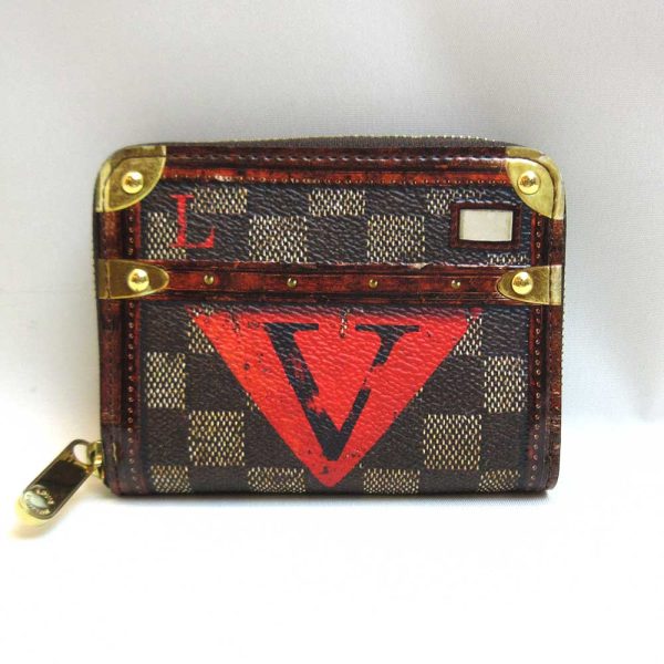 3 lv210401 2 Louis Vuitton Zippy Coin Brown Red Coin Case M52745