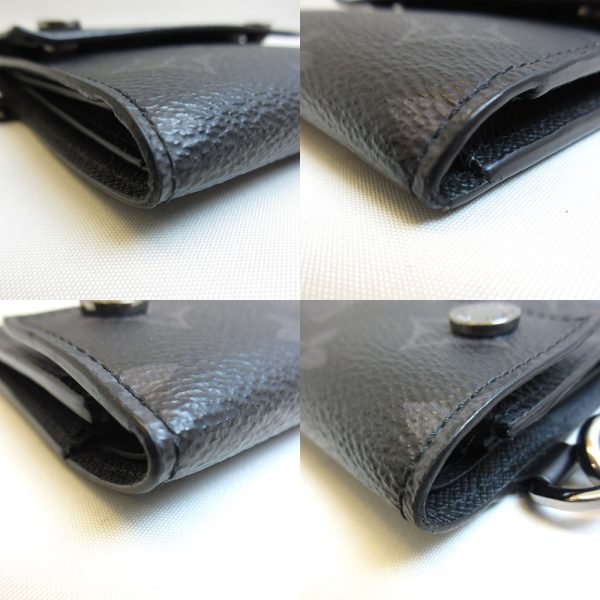 3 lv210415 2ta 02 Louis Vuitton Chain Black Mini Wallet Eclipse M63510