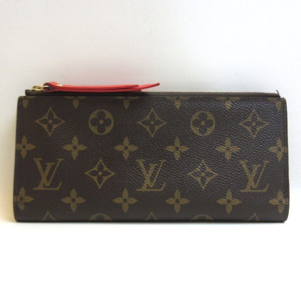 3 lv210429 2u Louis Vuitton Portefeuille Adele Coquelicot M61287 Long Wallet