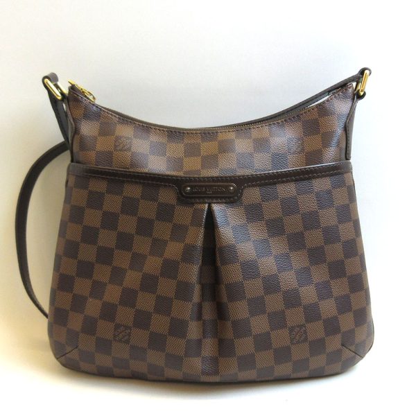 3 lv210607 1ta Louis Vuitton Bloomsbury PM Ebene Brown Shoulder Bag Damier