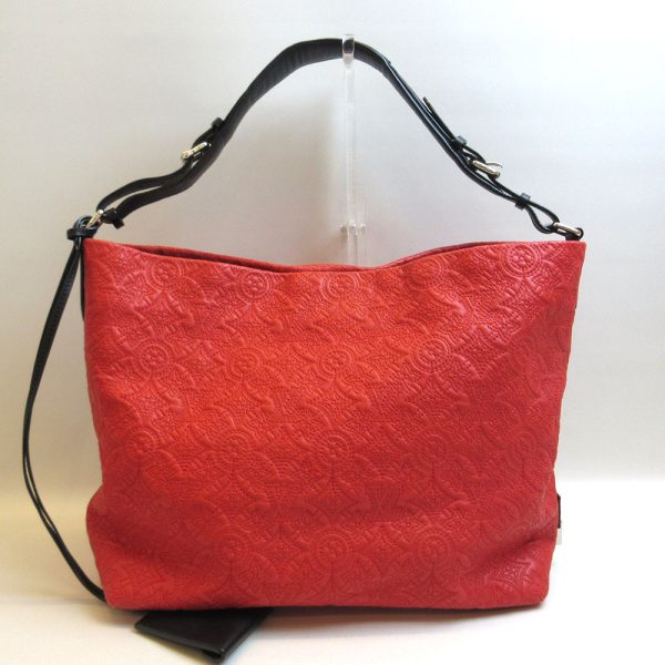 3 lv210621 1ta 01 Louis Vuitton Hobo GM Red Shoulder Bag Monogram Antia