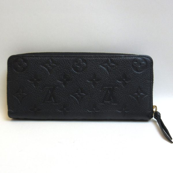 3 lv210715 1u 01 Louis Vuitton Empreinte Portefeuille Wallet Black Long