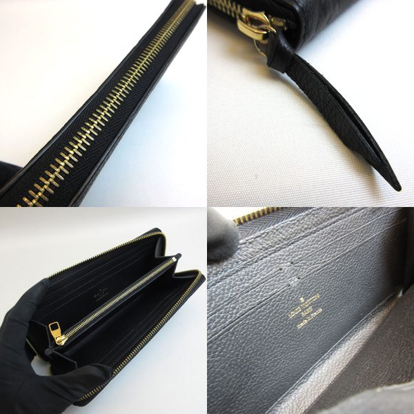 3 lv210715 1u 03 Louis Vuitton Empreinte Portefeuille Wallet Black Long