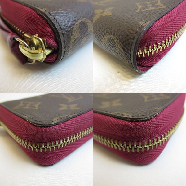 3 lv210916 1ta 02 Louis Vuitton Multicult Fuchsia Brown Card Case Monogram