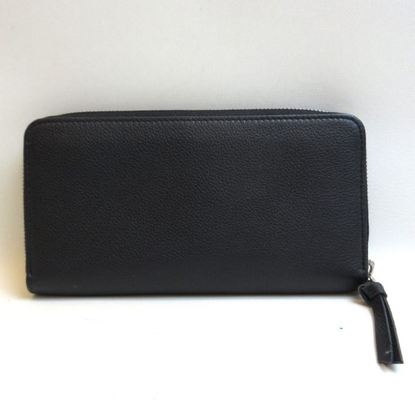 3 lv210930 6ta 01 Louis Vuitton Zippy LockMe Noir Black Wallet Calf M62622