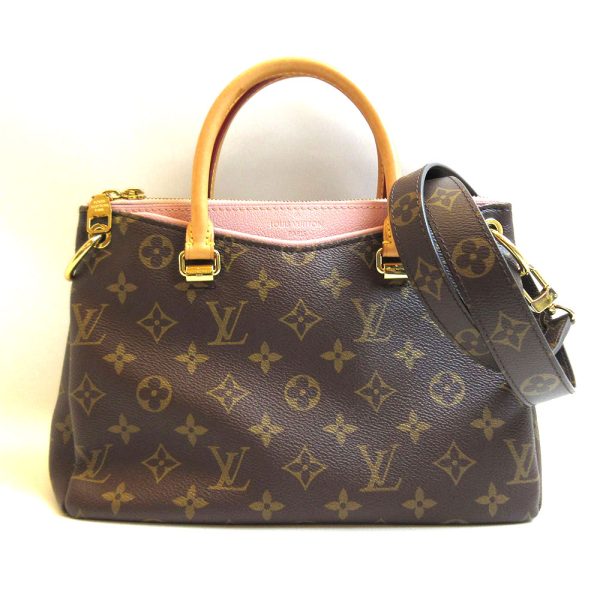 3 lv211009 4ta Louis Vuitton Pallas BB Rose Ballerine Brown Shoulder 2way