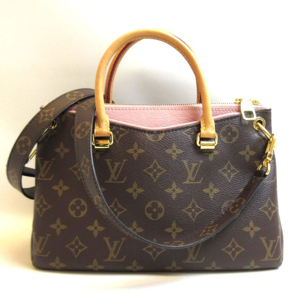 3 lv211009 4ta 01 Louis Vuitton Pallas BB Rose Ballerine Brown Shoulder 2way