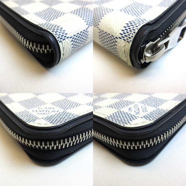 3 lv211028 2ta 02 Louis Vuitton Zippy White Long Wallet Damier Coast