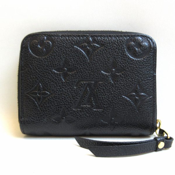 3 lv211111 1u 01 Louis Vuitton Wallet Coin Empreinte Zippy Coin M60574 Black