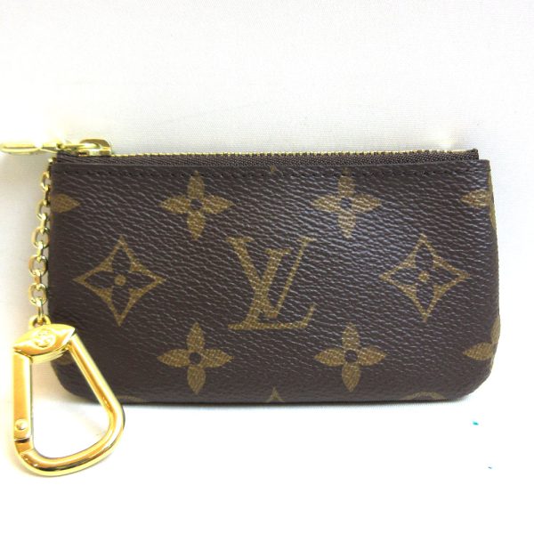 3 lv211123 2ta Louis Vuitton Brown Key Ring Coin Monogram