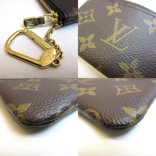 3 lv211123 2ta 02 Louis Vuitton Brown Key Ring Coin Monogram