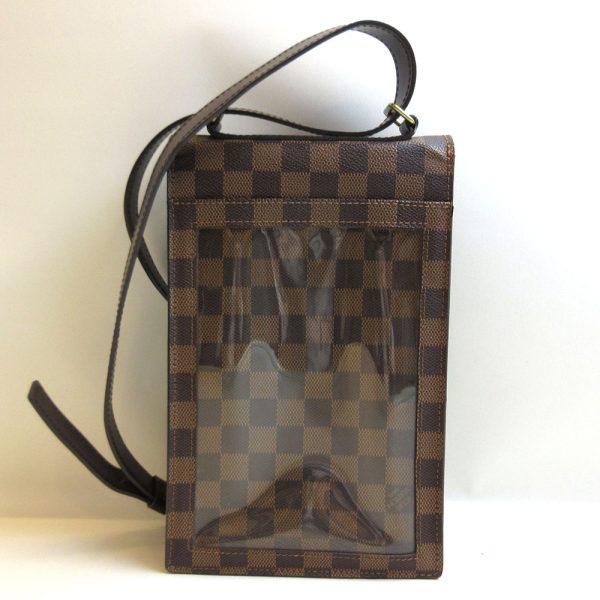 3 lv211224 1ta 01 Louis Vuitton Portobello Ebene Brown Shoulder Bag Damier