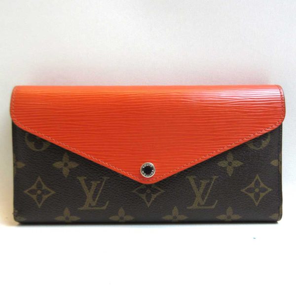 3 lv220206 1u Louis Vuitton Portefeuille Marie Roulon Pimont Tri fLong Wallet Monogram Epi