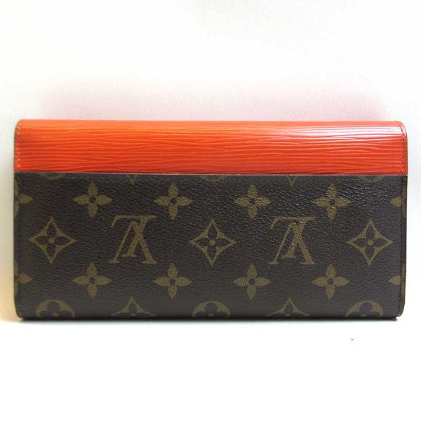 3 lv220206 1u 01 Louis Vuitton Portefeuille Marie Roulon Pimont Tri fLong Wallet Monogram Epi