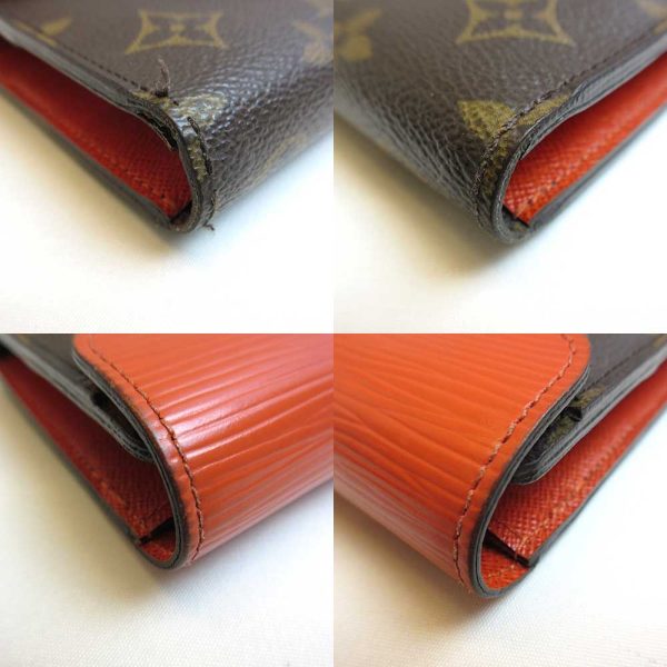 3 lv220206 1u 02 Louis Vuitton Portefeuille Marie Roulon Pimont Tri fLong Wallet Monogram Epi