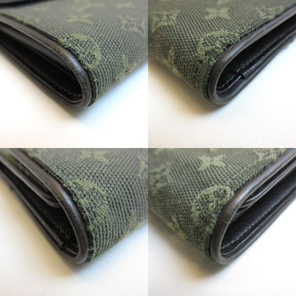 3 lv220306 5u 02 Louis Vuitton Wallet Monogram Mini Tri fPortobiert Khaki