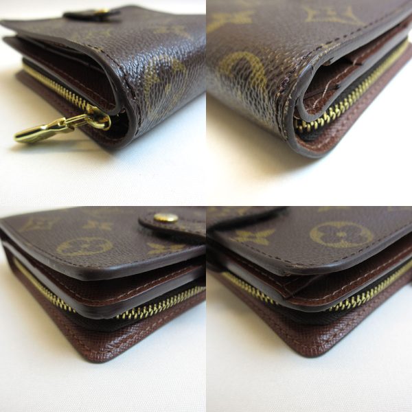 3 lv220306 7u 02 Louis Vuitton Wallet Zip Mini Wallet BifMonogram