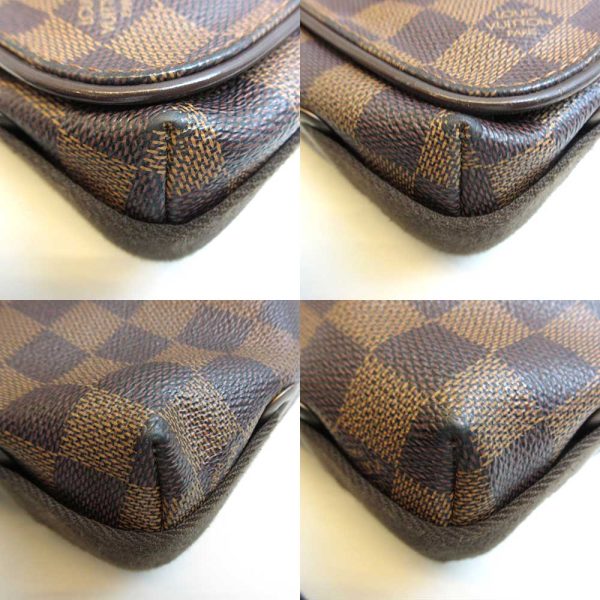 3 lv220317 4ta 03 Louis Vuitton Brooklyn PM Ebene Brown Shoulder Bag