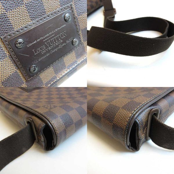 3 lv220317 4ta 04 Louis Vuitton Brooklyn PM Ebene Brown Shoulder Bag