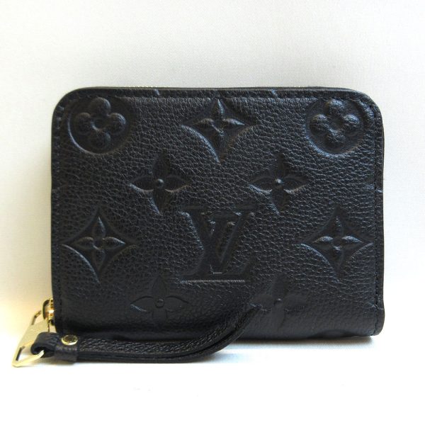 3 lv220324 1ta Louis Vuitton Accessories Zippy Noir Black Coin Case Empreinte