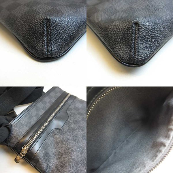 3 lv220609 1ta 03 Louis Vuitton Thomas Black Shoulder Bag Graphite Black