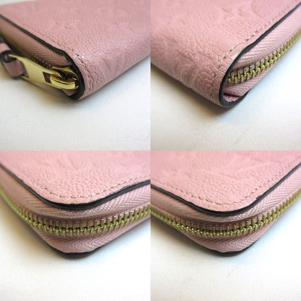 3 lv220616 2u 02 Louis Vuitton Zippy Pink Long Wallet Empreinte M64090